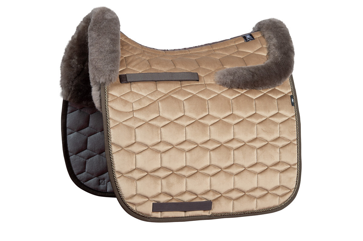 Sheepskin Saddle Pad KH22 DR - Taupe