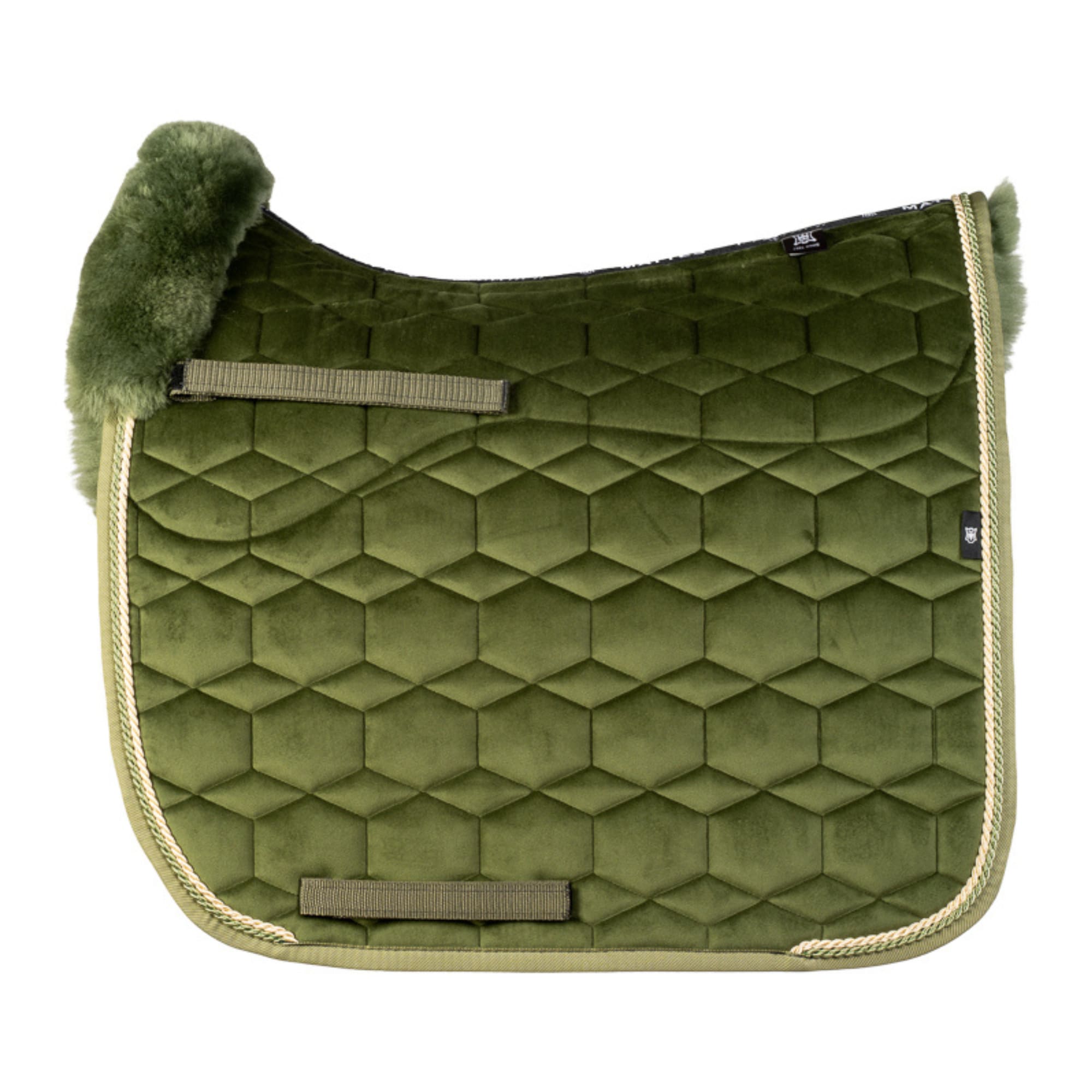 Sheepskin DR Saddle Pad Velvet - Olive