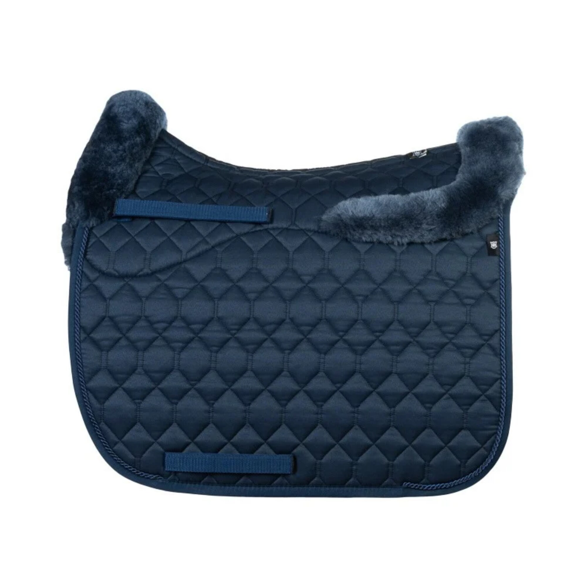 Fårskinnsschabrak Dressyr Sheen - Evening Blue/Blue