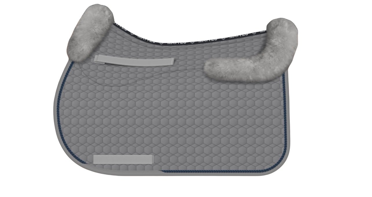 Sheepskin All-Purpose saddle pad - Gray