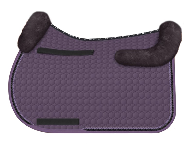 Mattes All-Purpose saddle pad - purple Black/purple