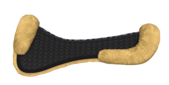 Sheepskin half pad PM System - Black/Natural