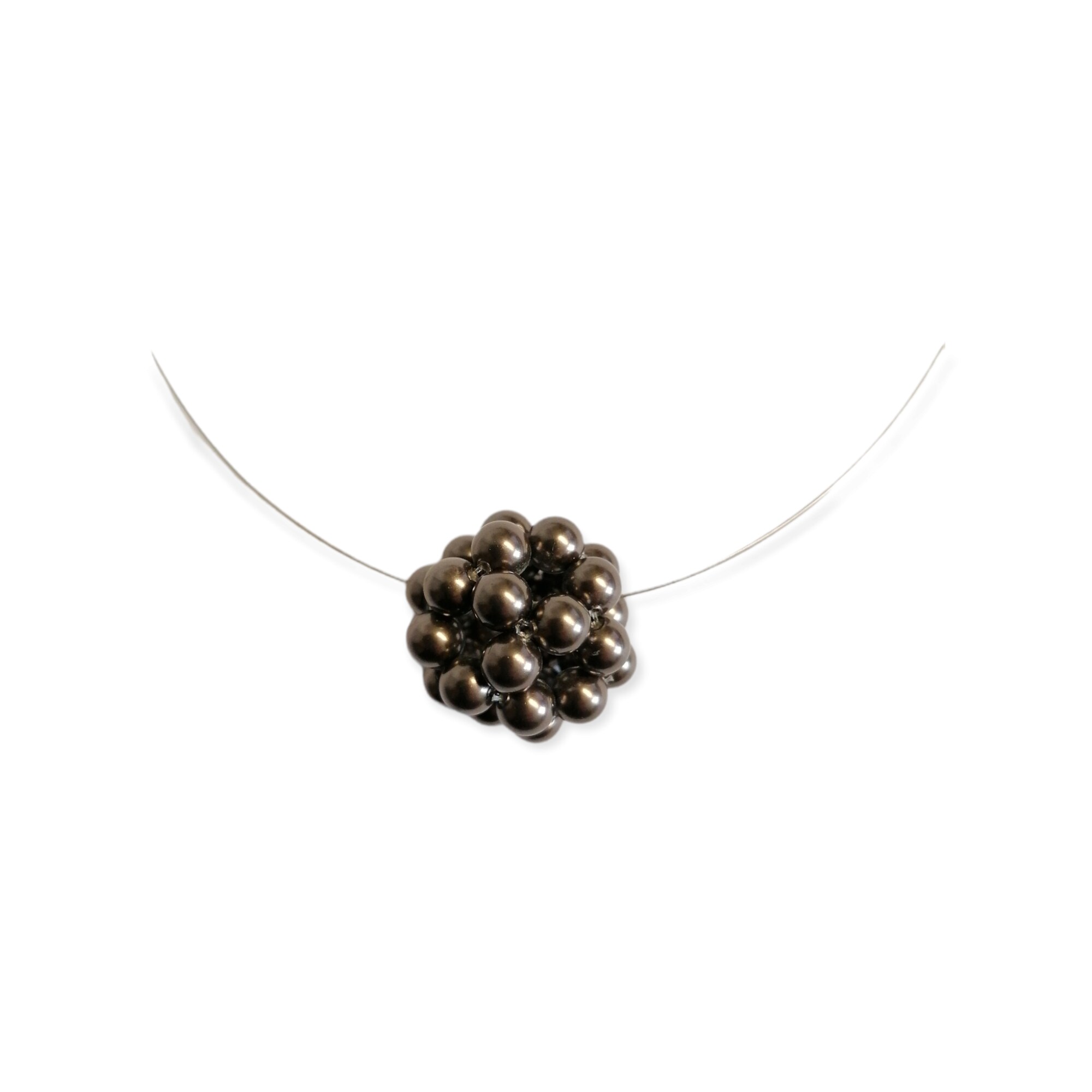 Halsband - Brown Pearl