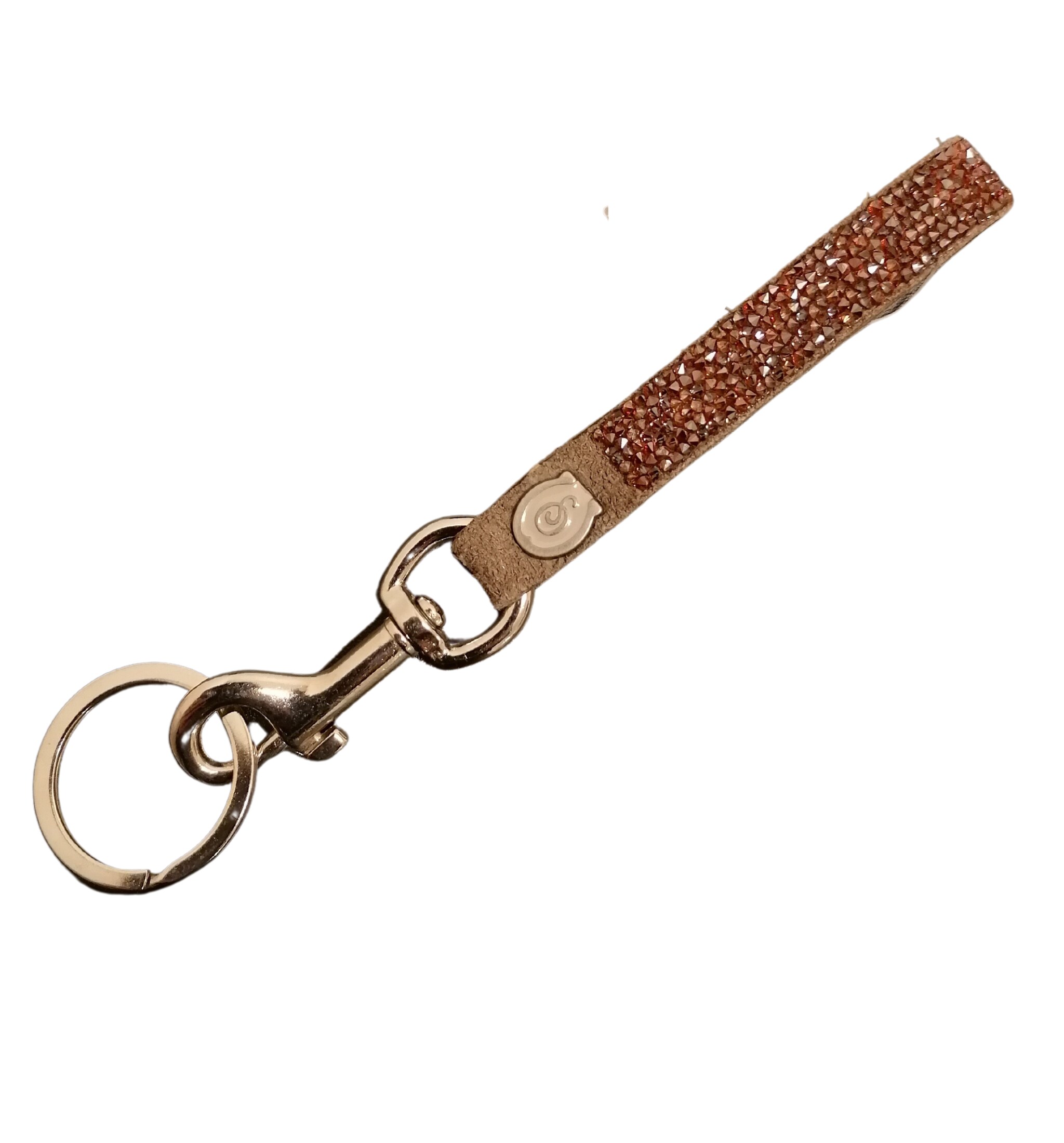 Keychain with rhinestones