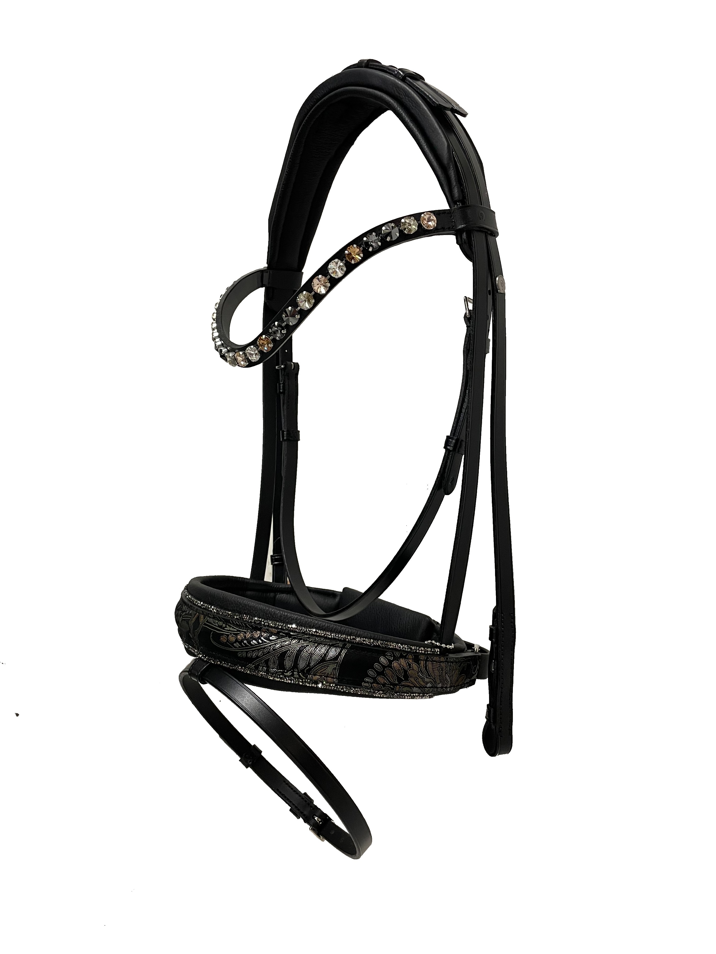 Bridle OS Warendorf FG - Black/Stalk