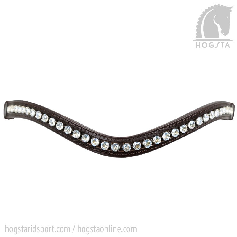 Browband OS XL - Chocolat - Crystal