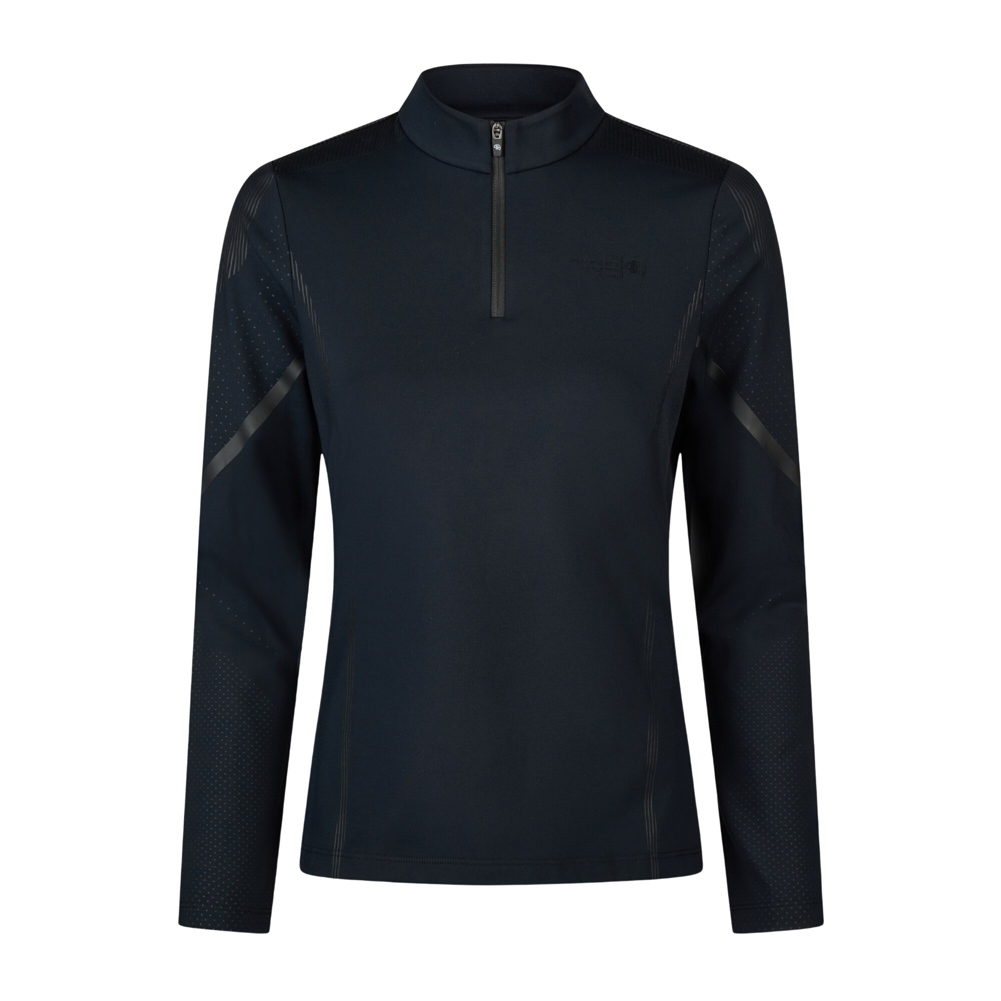Pikeur Ridtröja Zone Zip - Svart
