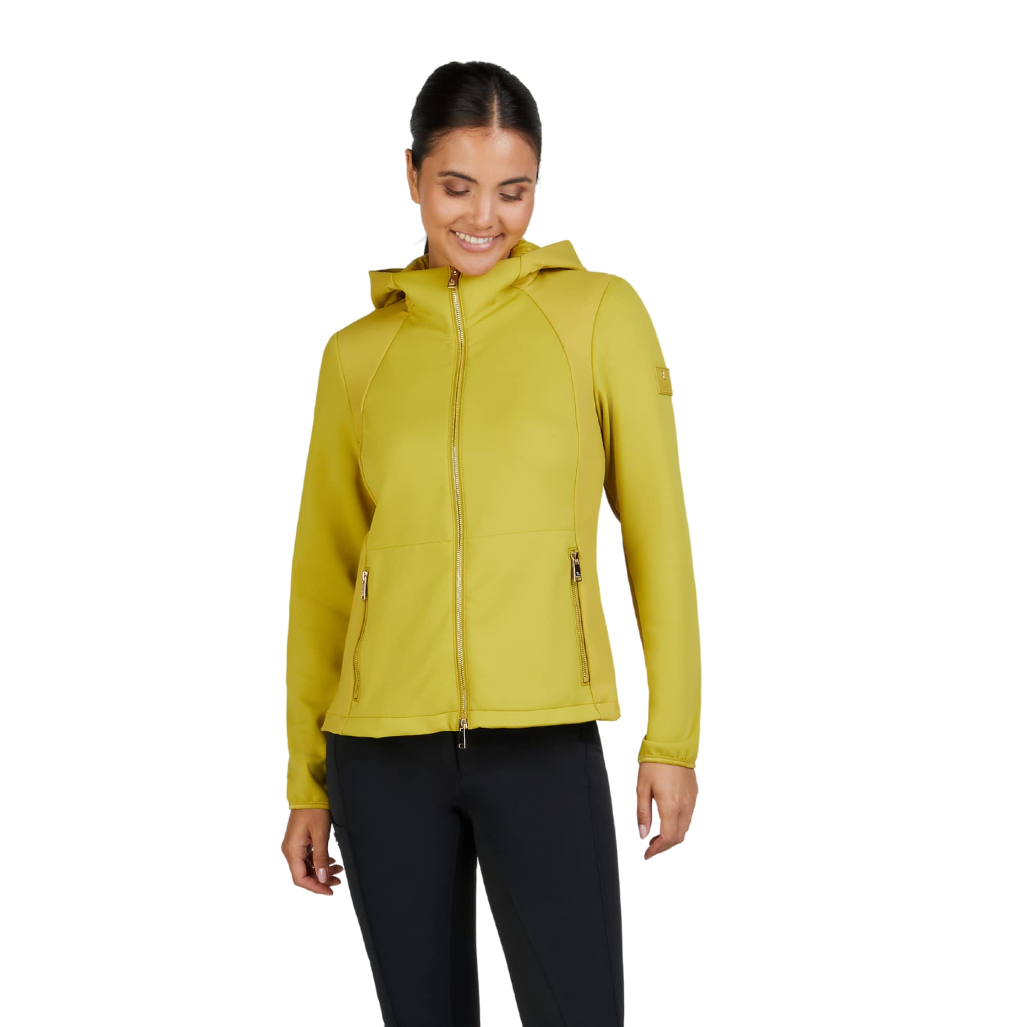 Pikeur Techjersey Fleece - Golden Olive - 38