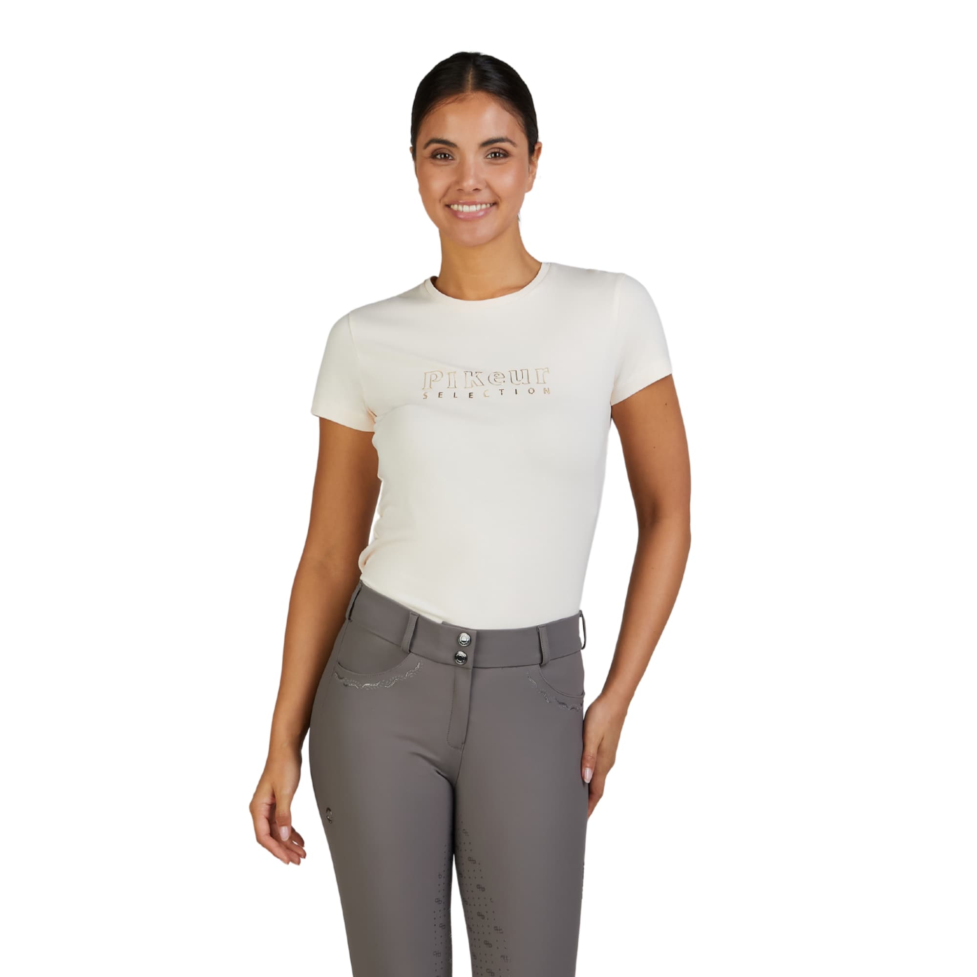 Pikeur T-Shirt Roundneck - Soft Rose - 38