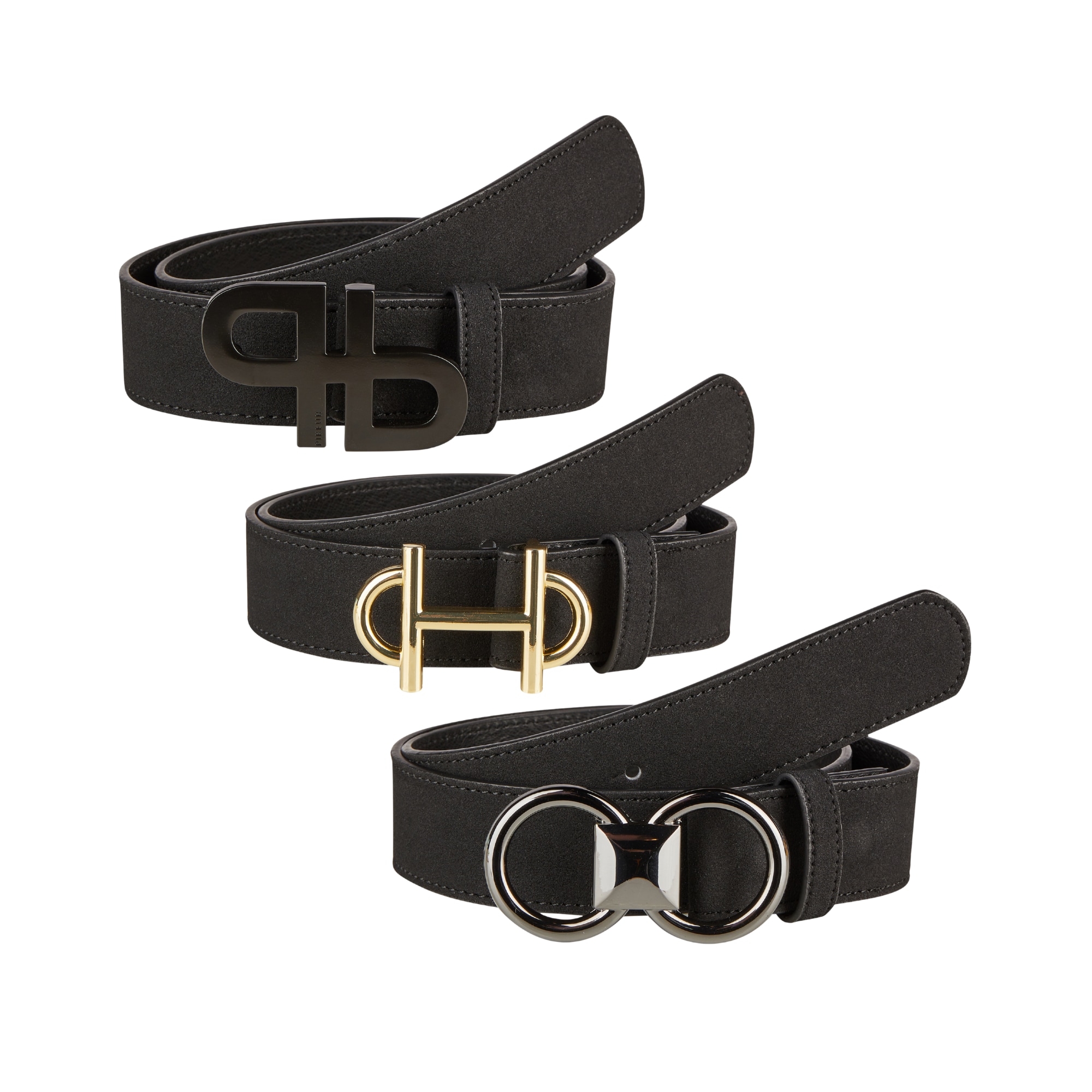 Pikeur Belt 3 Buckles - Black - 85 cm