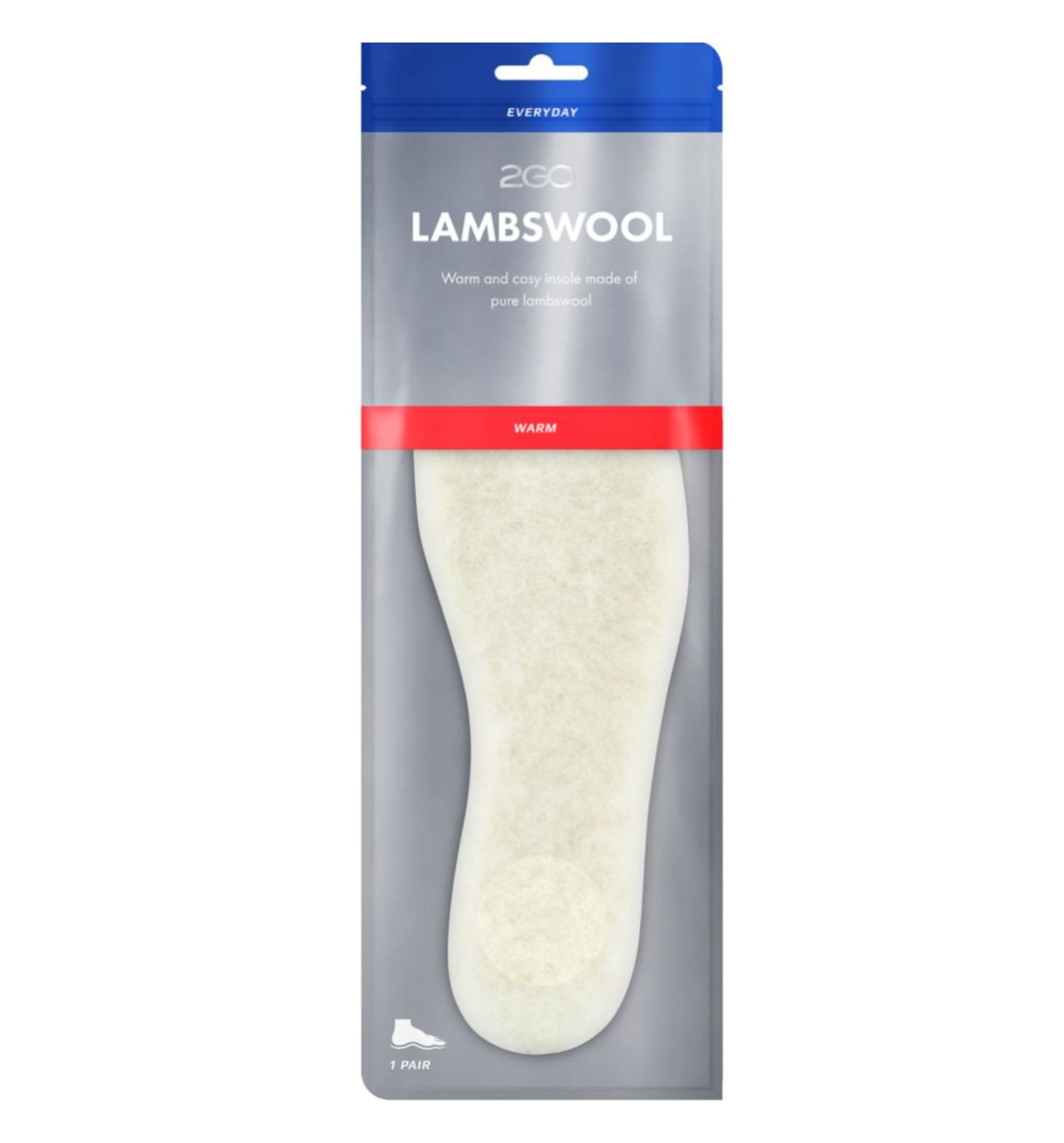 2GO Lambswool/Felt sole