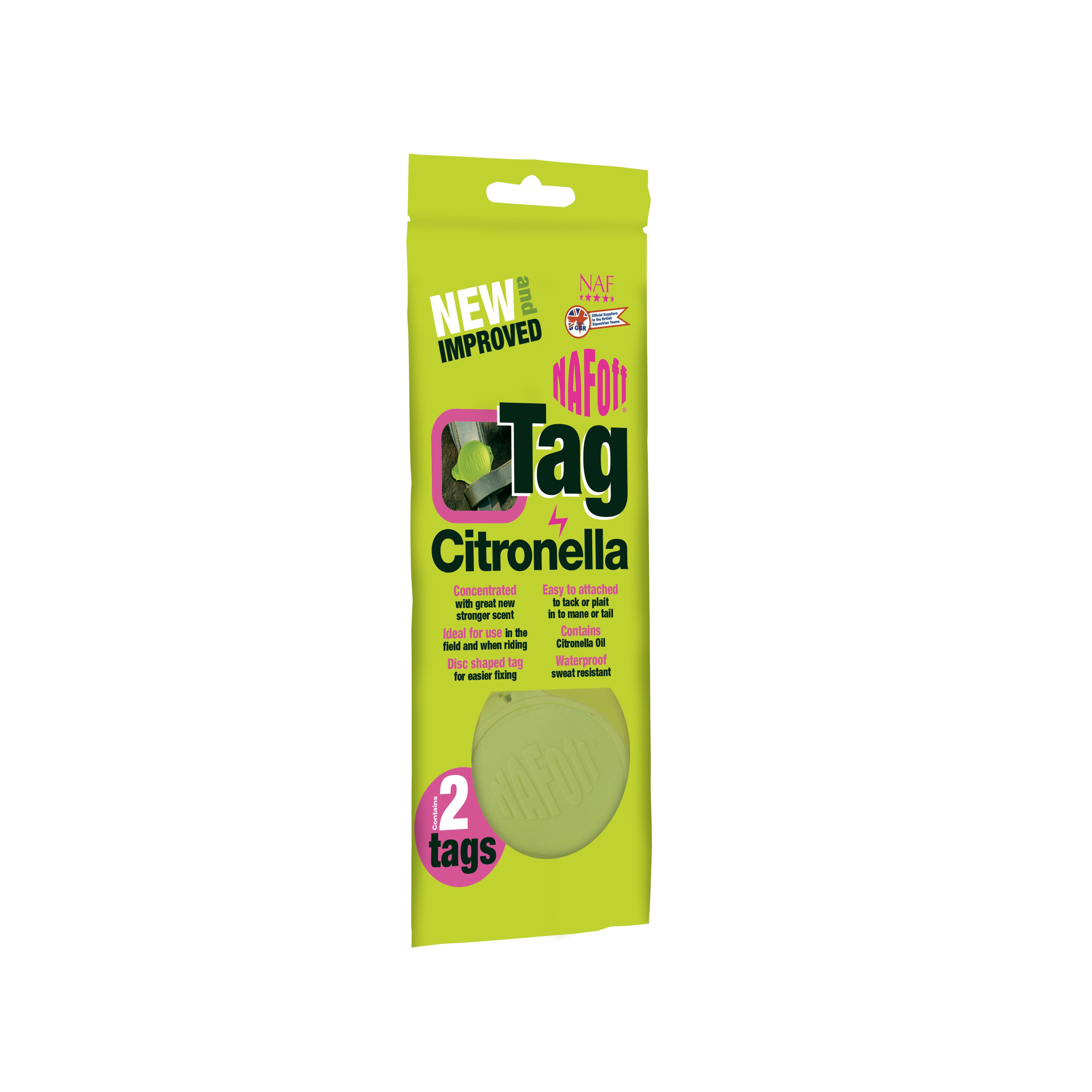 NAF Off Citronella Tags