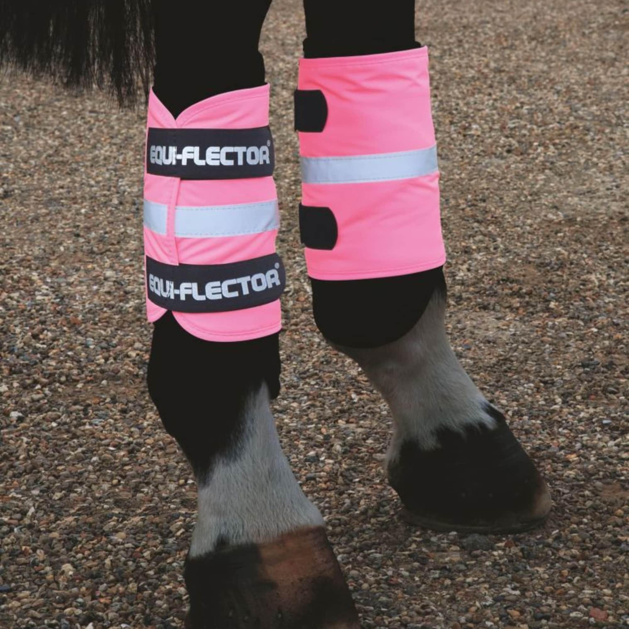 Reflective leg wraps - Pink