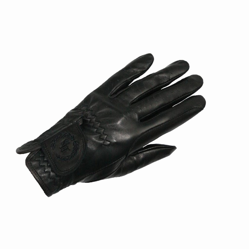 Leather glove from Horse smart Black Hogstaonline Hogsta