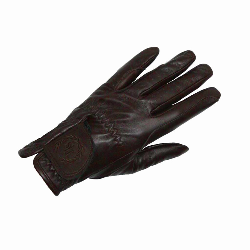 Leather glove - brown