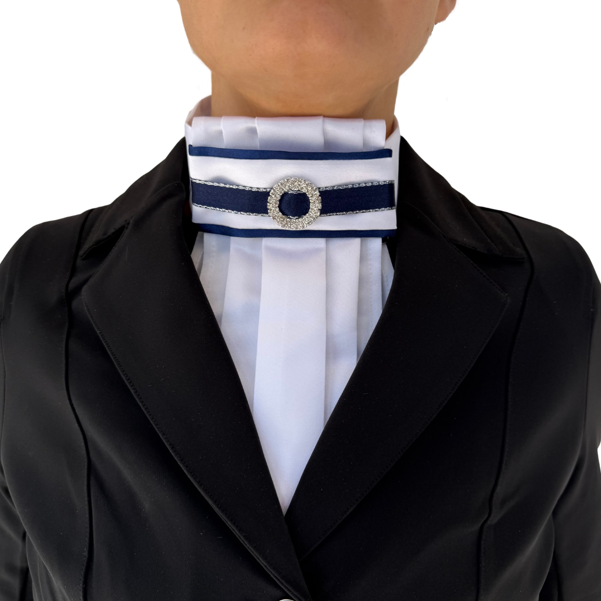 Stock Tie Kendra - White/Navy