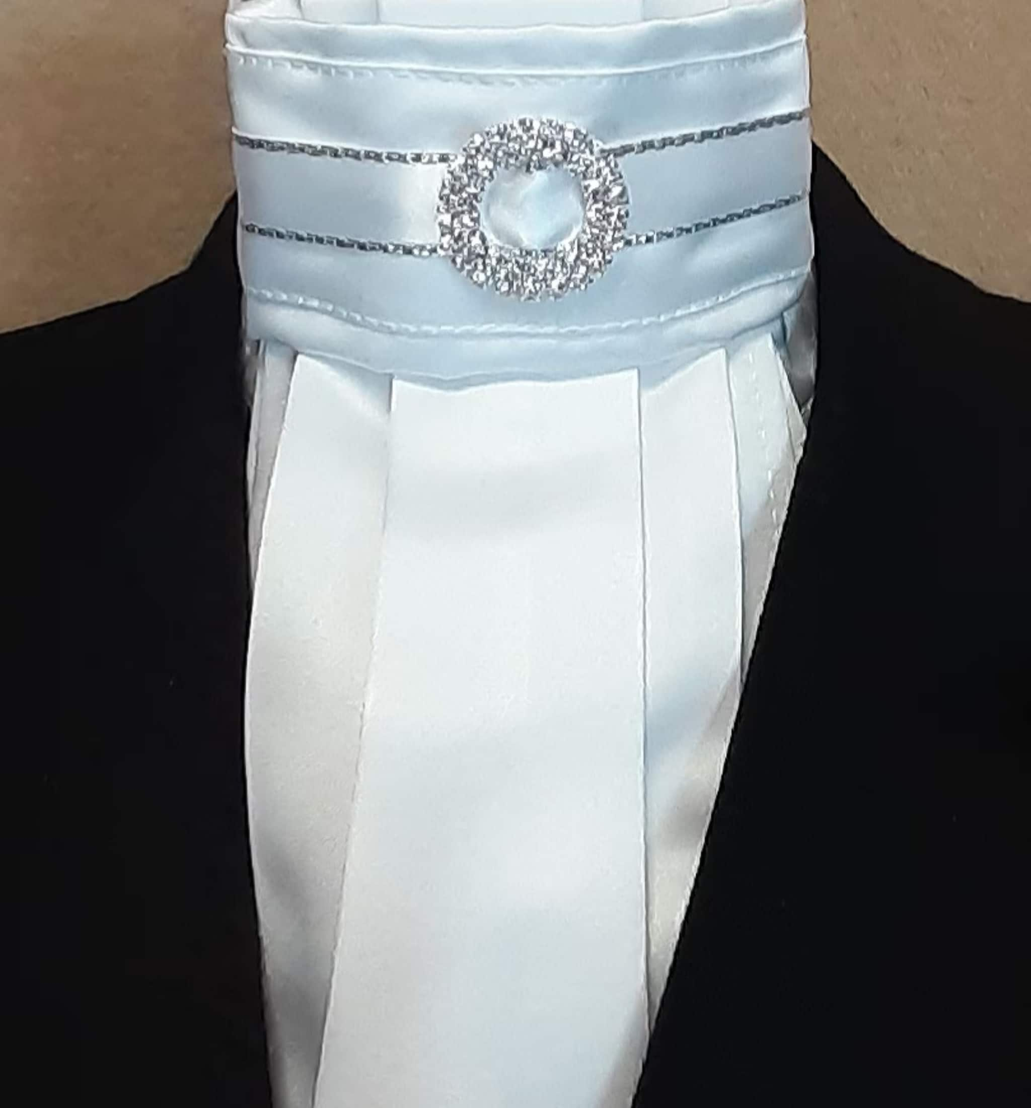 Stock Tie Kendra - White/Silver