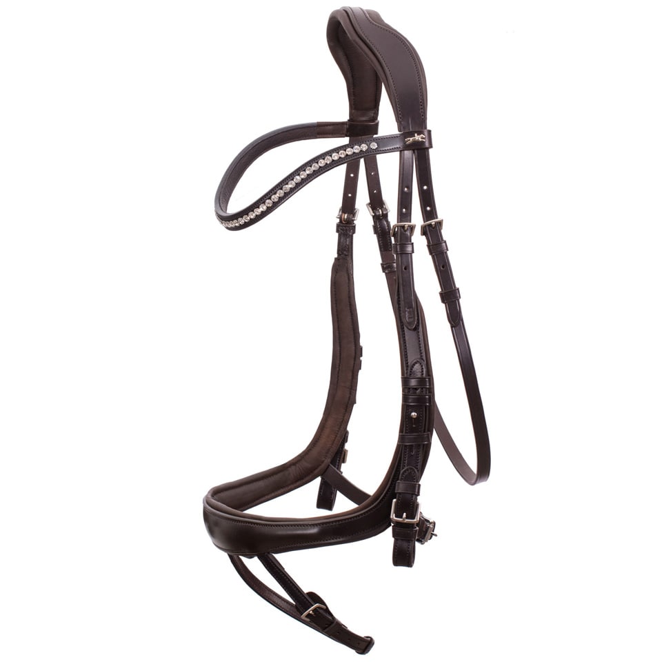 Equitus Beta Anatomical bridle - Crystal