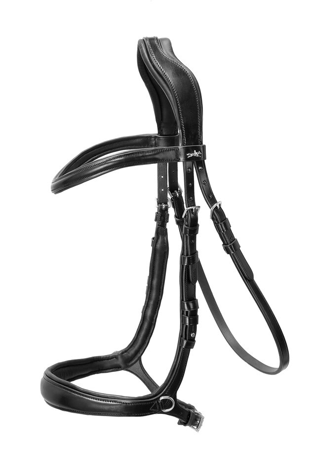 Anatomical Equitus Theta bridle - Black