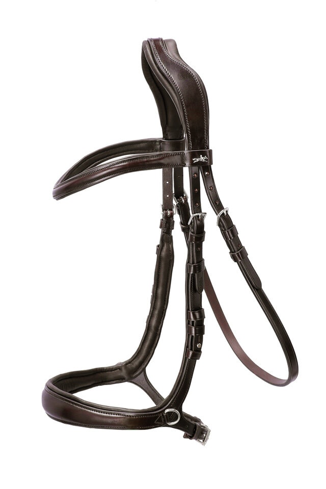 Anatomical Equitus Theta bridle - Brown