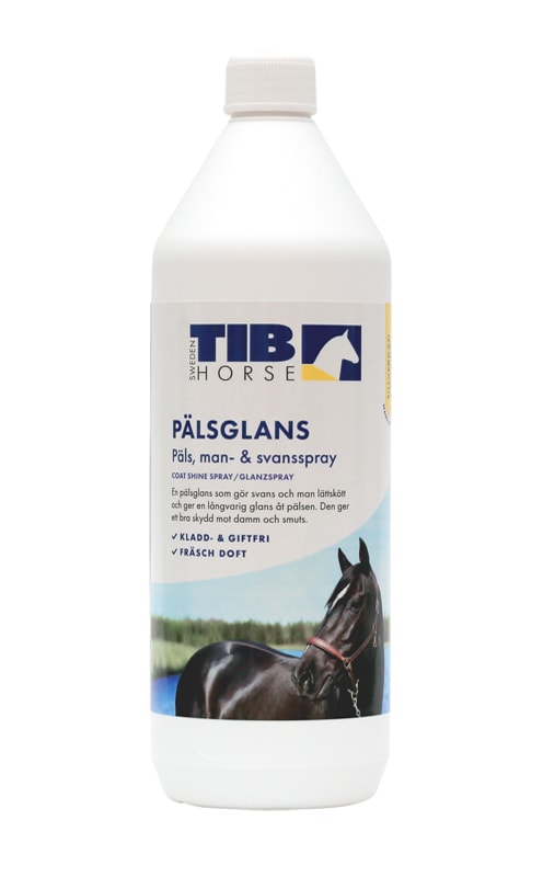 Pälsglans från TIB 1 liter Hogsta Ridsport.