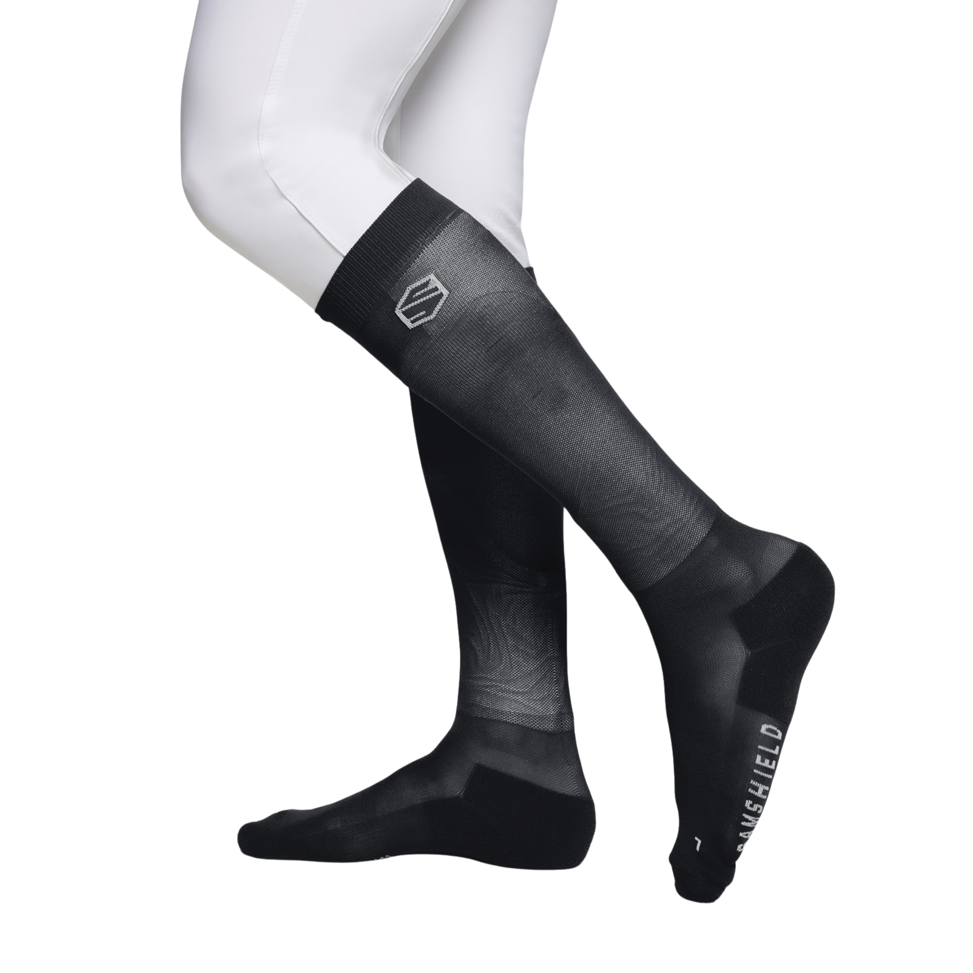 Balzane Blazon Riding Socks - Black Trio