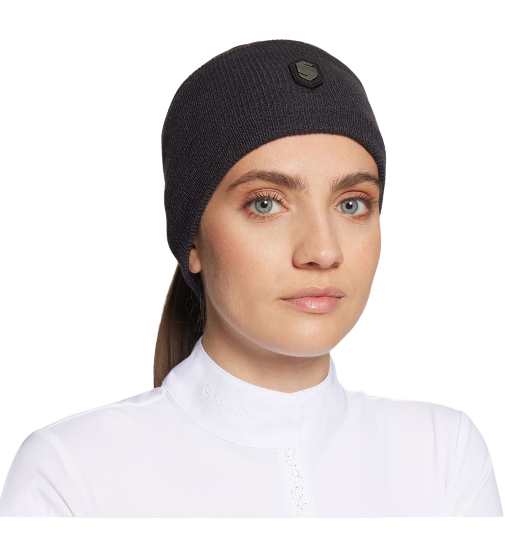 Emilia Headband - Asphalt Black Chrome