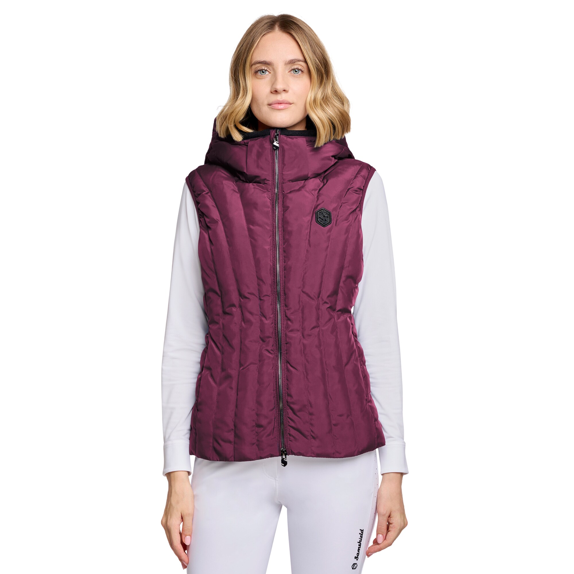 Ridväst Shelyne - Plum