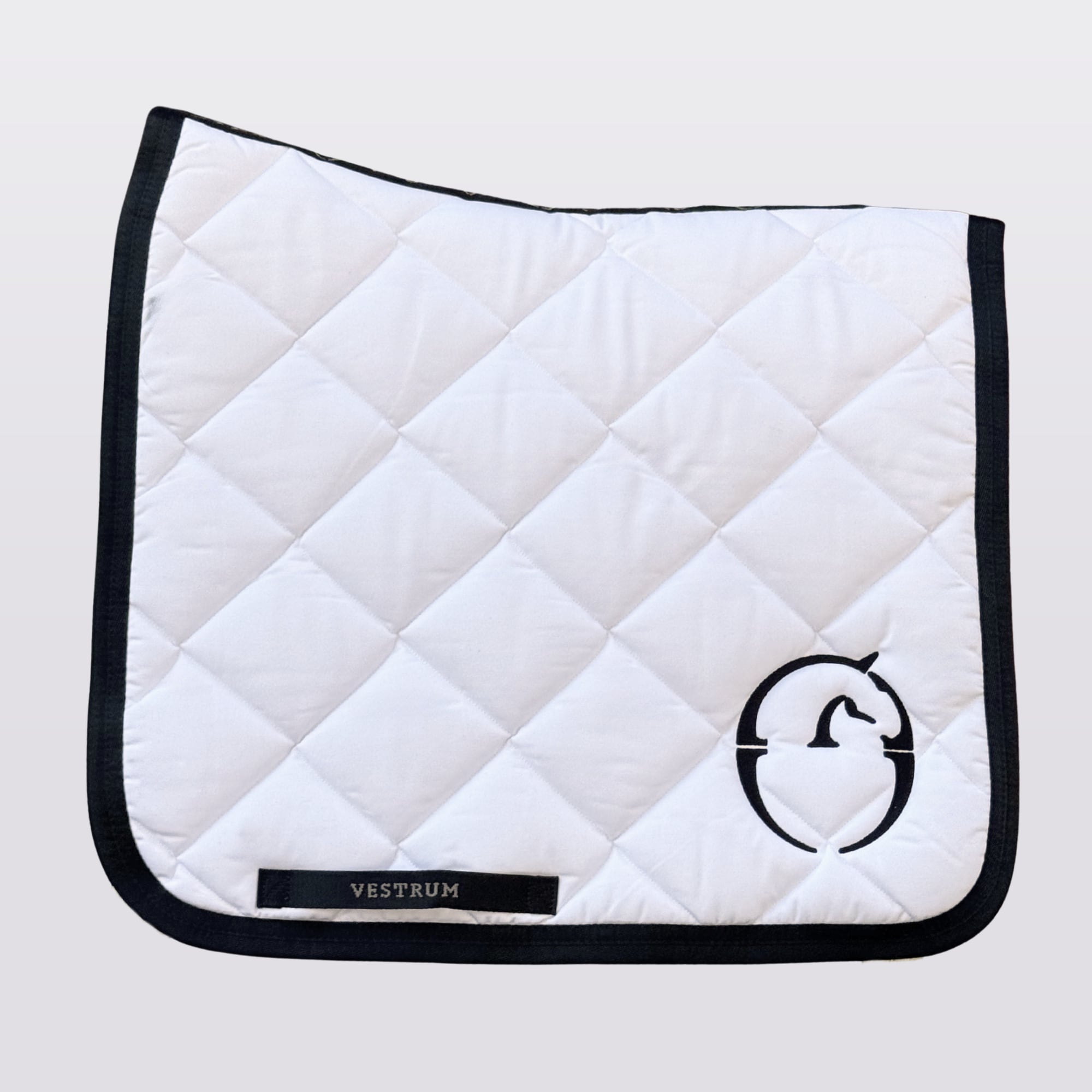 Dressage Saddle Pad Chicago - White/Black