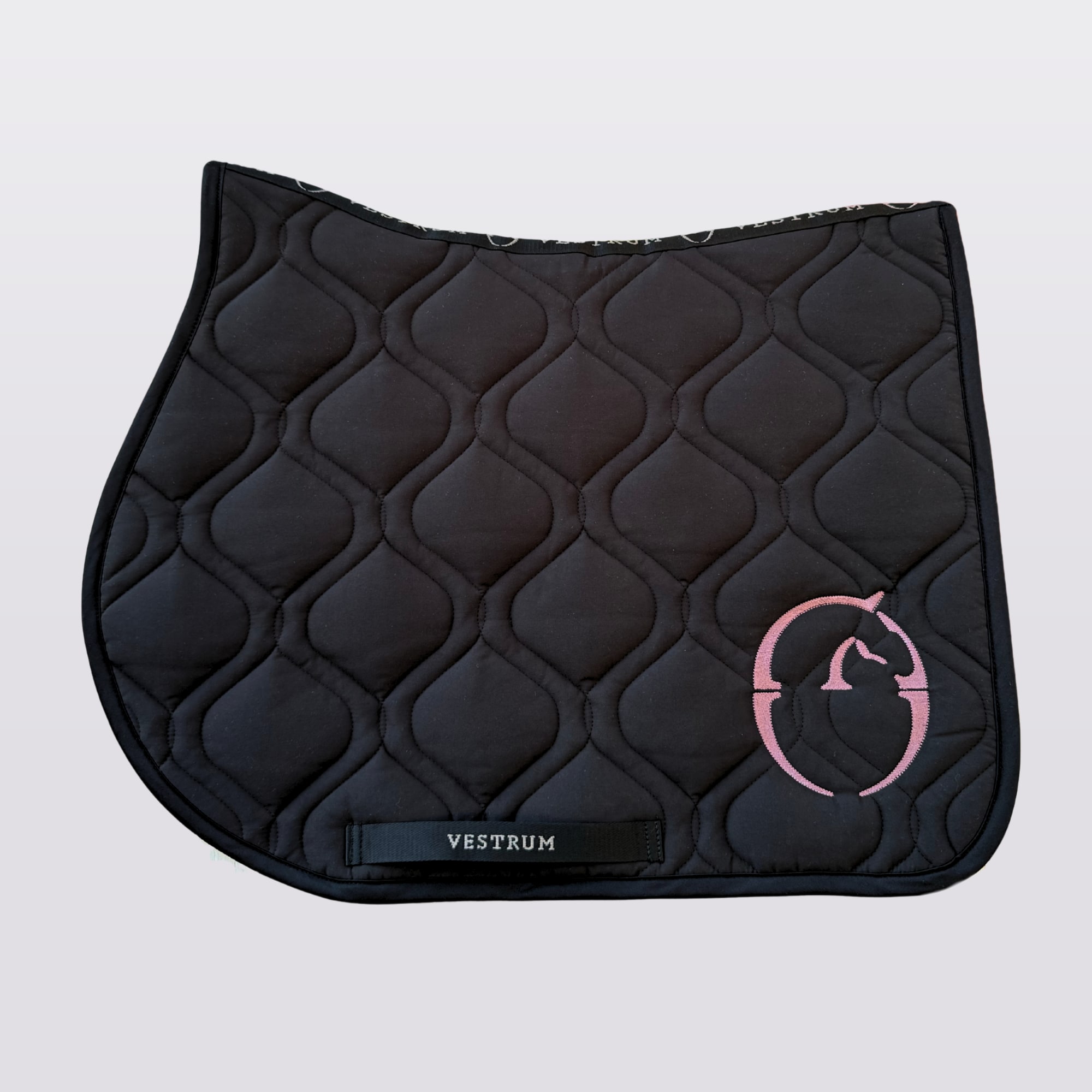 Jumping Saddle Pad Capville - Nero/Dark Mauve