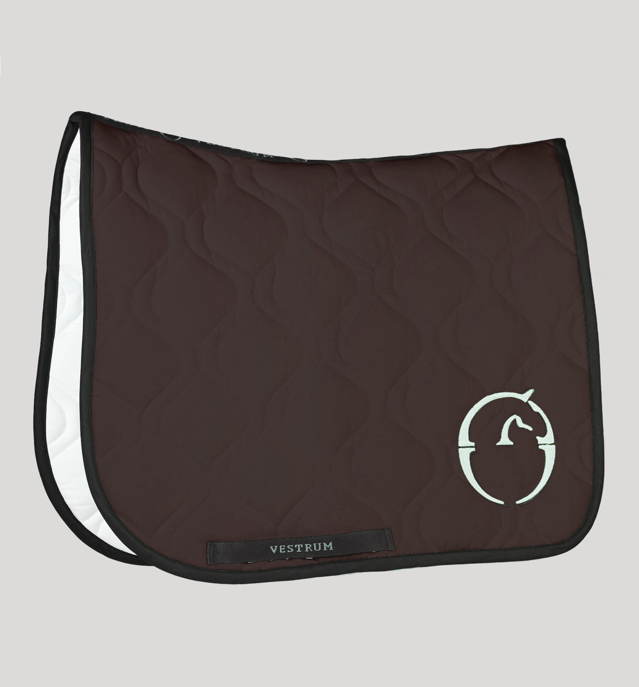 Dressage Saddle Pad Perugia - Dark Brown