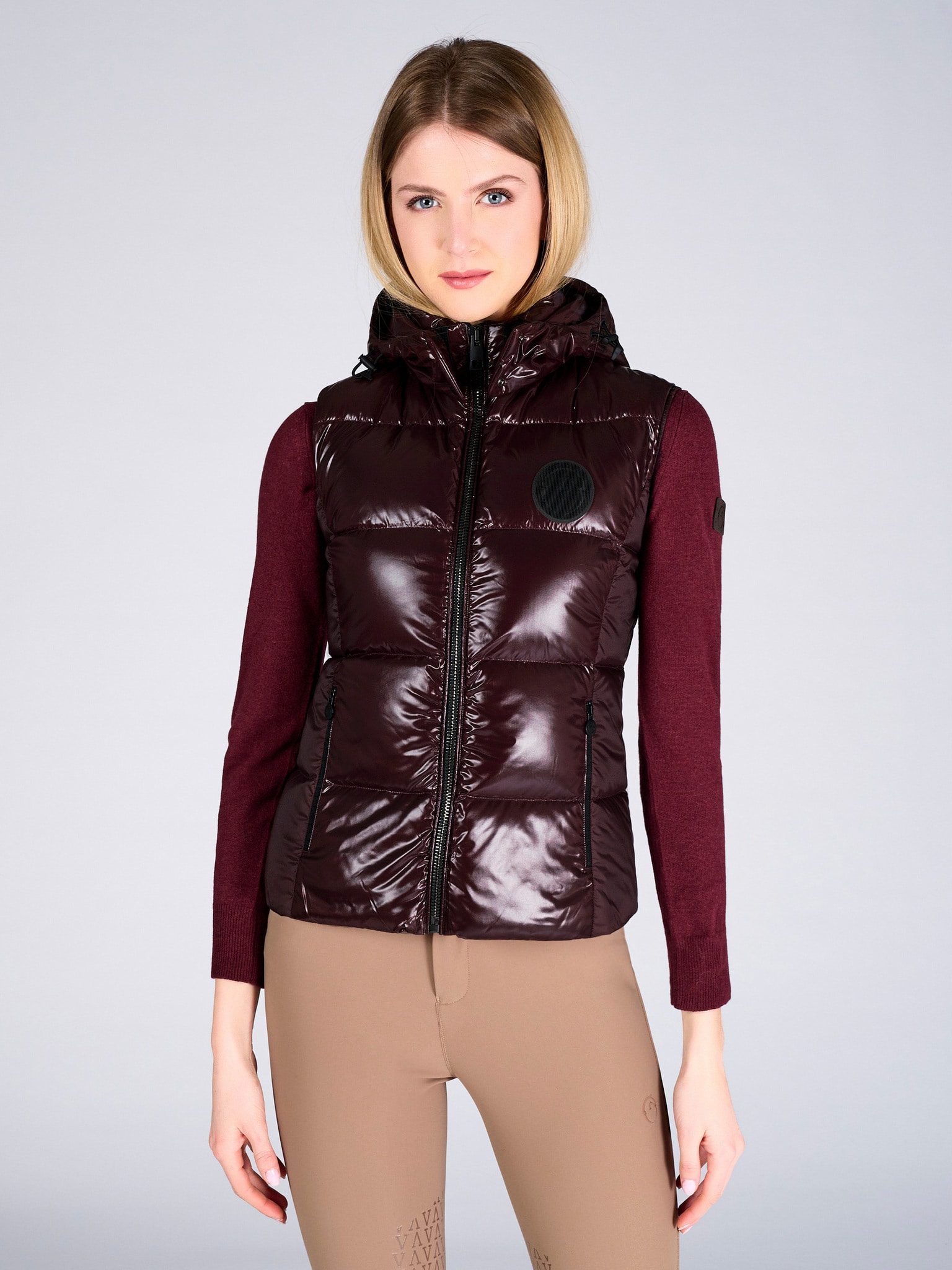 Bardonecchia Vest - Burgundy