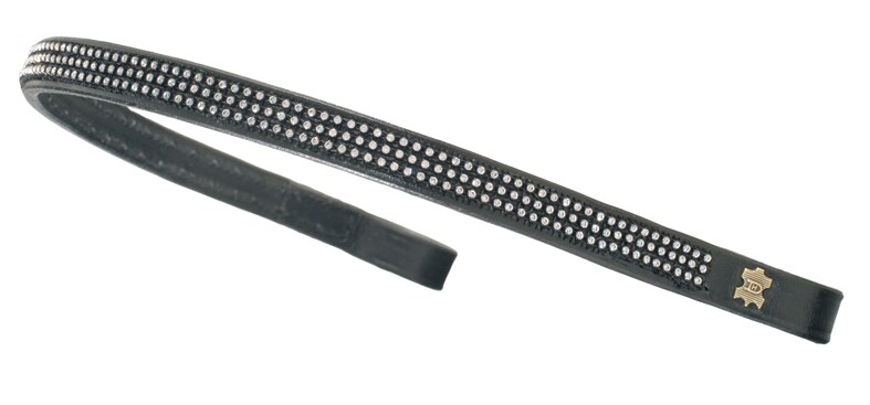 Rhinestone Browband - Black